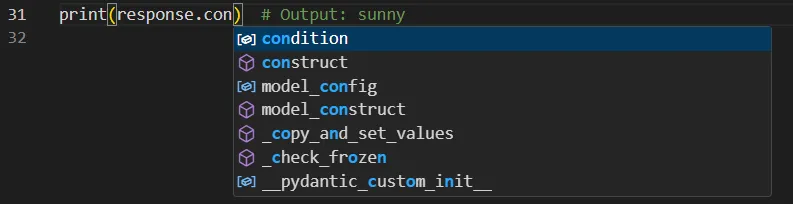 Mirascope Type Hint For Response