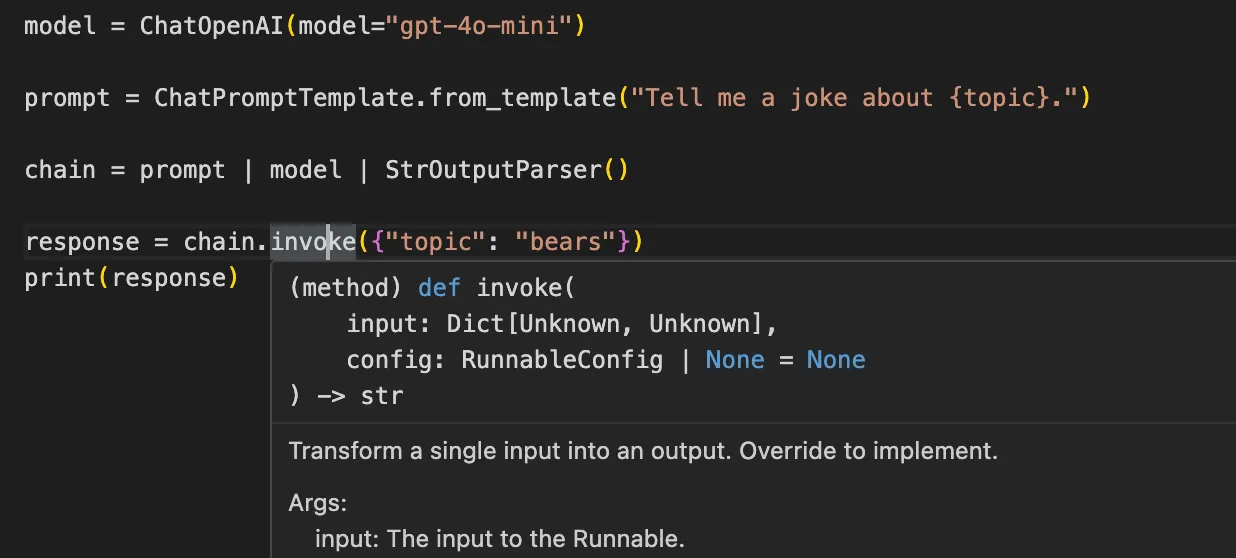 LangChain No Type Safety