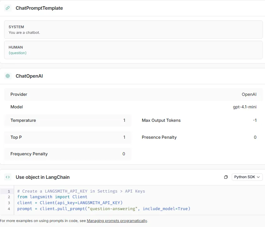 LangSmith Playground