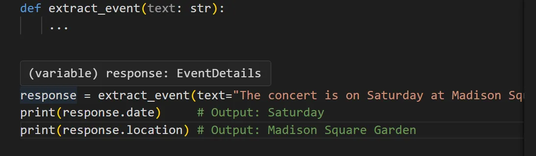 Mirascope Type Hints