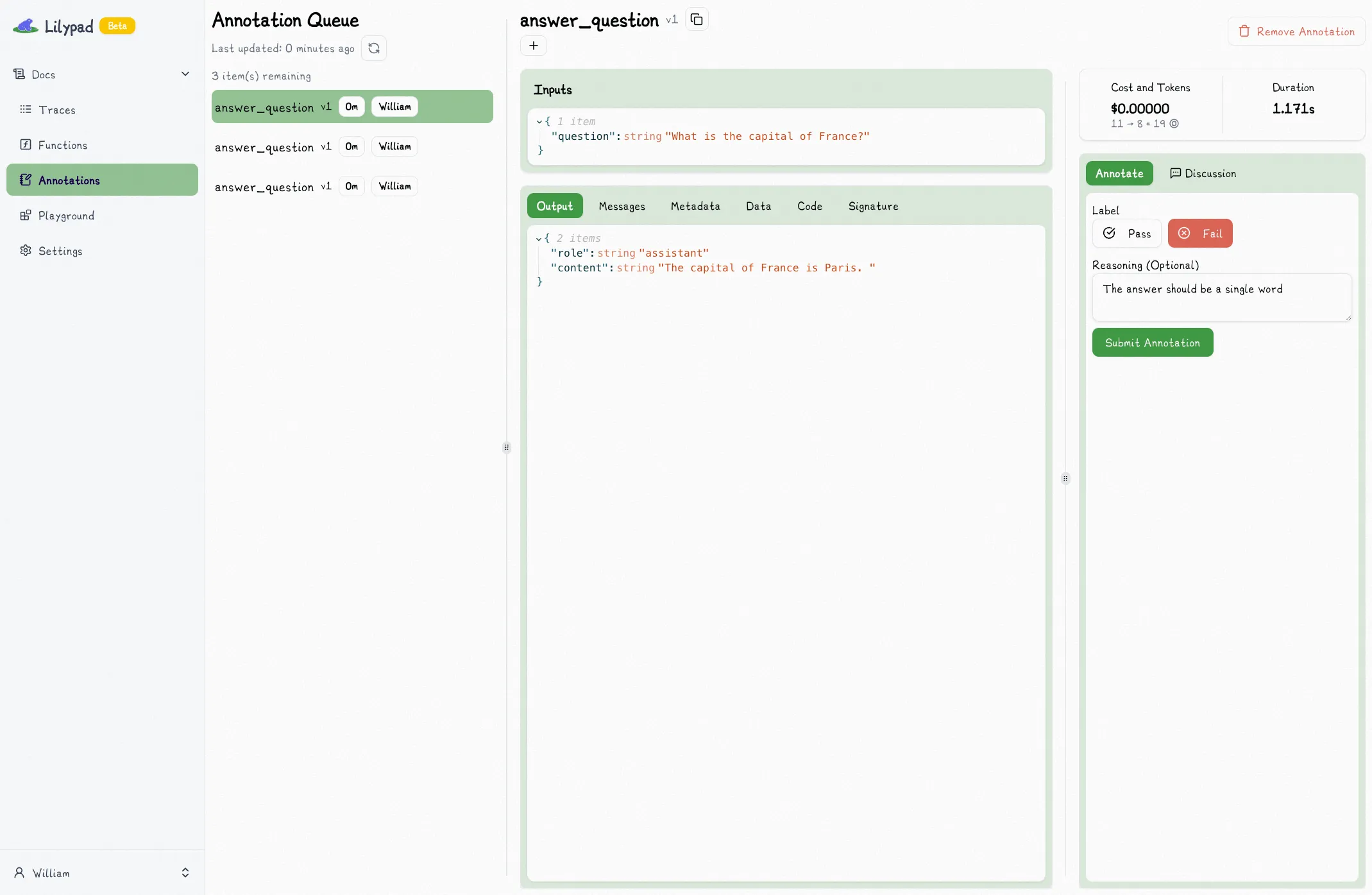 Lilypad Annotation Queue
